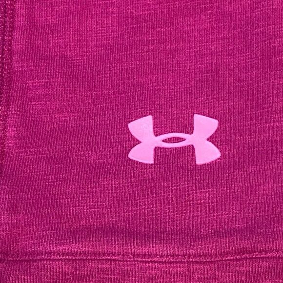 Under Armour Magenta "Charged Cotton" Semi-Fitted Heatgear V-Neck Hoodie Small - Picture 6 of 8